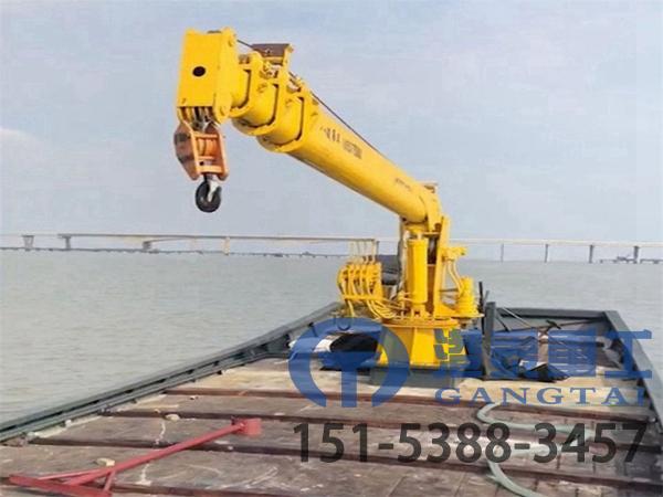 河北唐山船用起重机厂家船用甲板吊作业速度快