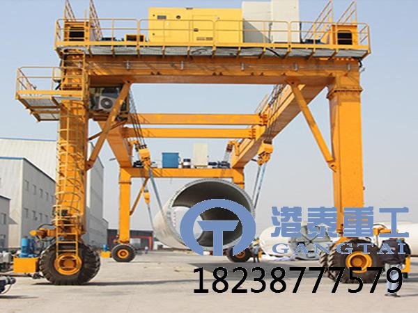 轮胎式龙门吊的轮胎优化转向驱动 轮胎吊生产厂家