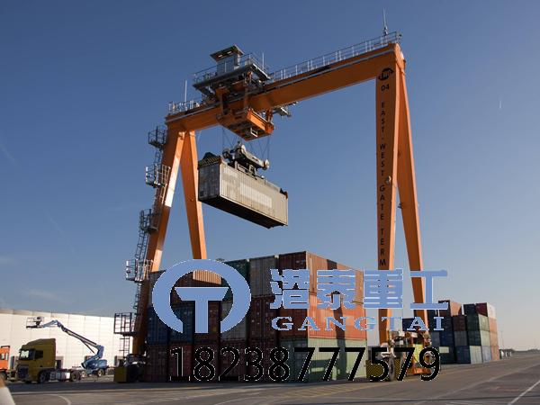 集装箱龙门吊的伸缩动作原理 40吨集装箱门机销售